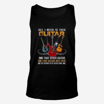 All I Need Is This Guitar Unisex Tank Top | Crazezy