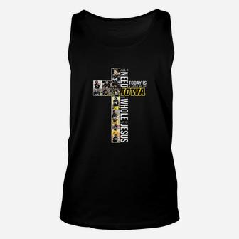 All I Need Today A Little Bit Of Iowa And Jesus Unisex Tank Top - Monsterry CA