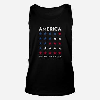 America 50 Out Of 50 Stars Unisex Tank Top - Monsterry UK