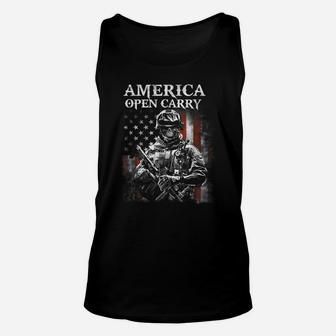 America Open Carry Tshirt Unisex Tank Top | Crazezy