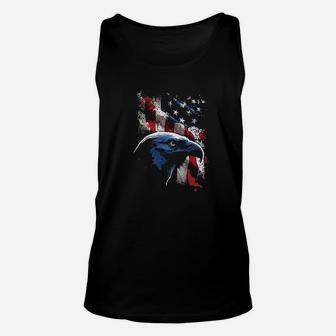 American Bald Eagle Muscle Unisex Tank Top | Crazezy