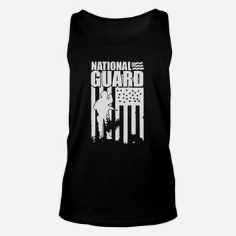 American Flag National Guard National Guard Pullover Unisex Tank Top | Crazezy CA