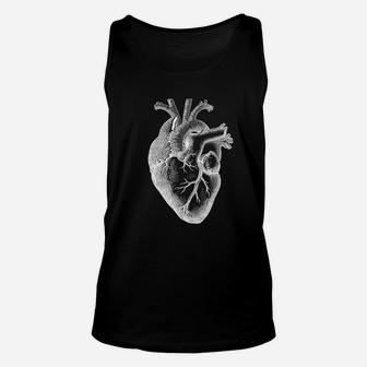 Anatomical Human Heart Medical Doctor Gift Heart Anatomy Unisex Tank Top - Thegiftio UK