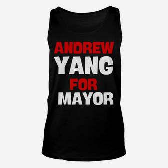 Andrew Yang For Mayor Unisex Tank Top - Monsterry UK