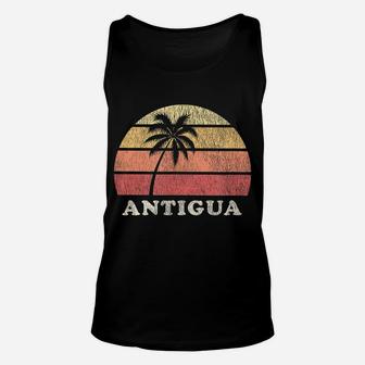 Antigua And Barbuda Vintage 70S Retro Throwback Design Unisex Tank Top | Crazezy CA
