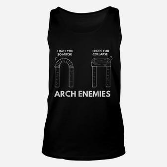 Arch Enemies Architecture Unisex Tank Top | Crazezy