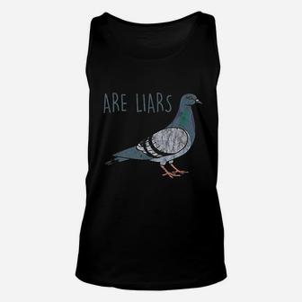 Are Liars Birds Unisex Tank Top | Crazezy