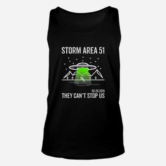 Area 51 Alien Ufo They Cant Stop Us Unisex Tank Top | Crazezy CA