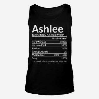 Ashlee Nutrition Personalized Name Funny Christmas Gift Idea Unisex Tank Top | Crazezy CA