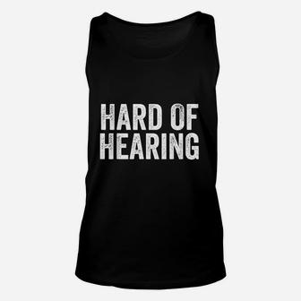 Asl Hearing Impaired Deaf Gift Hard Of Hearing Unisex Tank Top - Thegiftio UK