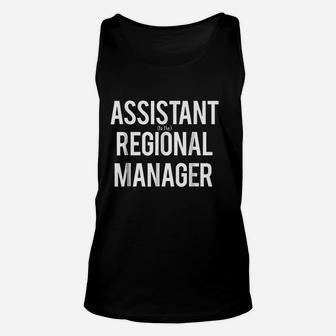 Assistant To The Regional Manager For Office Lovers Unisex Tank Top | Crazezy