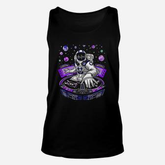 Astronaut Music Dj Edm Festival Unisex Tank Top - Thegiftio
