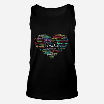 Auntie For Women Christmas Mothers Day Birthday Nephew Gift Unisex Tank Top - Seseable