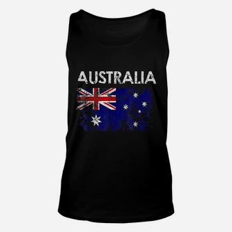 Australia Australian Flag Unisex Tank Top | Crazezy
