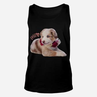 Australian Shepherd Shirt Aussie Mom Dad Love Dog Pet Tee Sweatshirt Unisex Tank Top | Crazezy CA