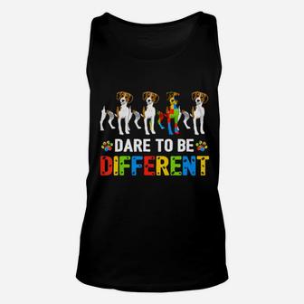 Autism Awareness Beagle Gifts For Dog Dad Dog Mom Unisex Tank Top - Monsterry UK