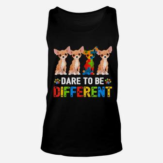 Autism Awareness Chihuahua Gifts Unisex Tank Top - Monsterry AU