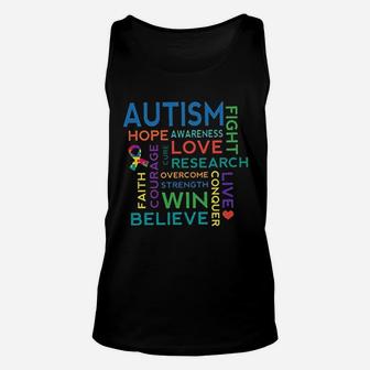 Autism Awareness Unisex Tank Top | Crazezy