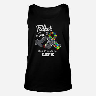 Autism Best Friends For Life Father And Son Unisex Tank Top - Monsterry UK