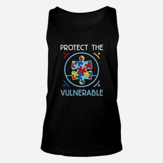 Autism Protect The Vulnerable Unisex Tank Top - Monsterry UK