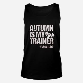 Autumn Is My Trainer Fitness Unisex Tank Top - Thegiftio UK