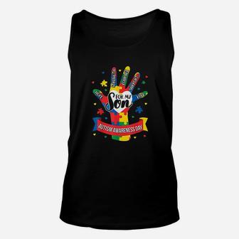 Awareness Women Mom Dad Puzzle Lover Gift Unisex Tank Top | Crazezy AU