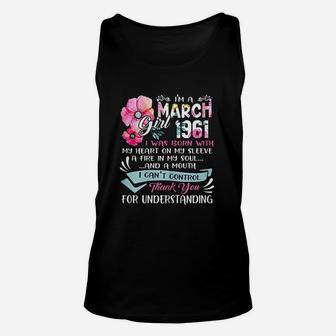 Awesome Since 1961 60Th Birthday Unisex Tank Top | Crazezy