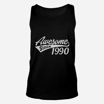 Awesome Since 1990 Unisex Tank Top | Crazezy CA