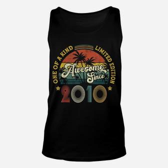 Awesome Since 2010 12 Years Old Vintage 12Th Birthday Gifts Unisex Tank Top | Crazezy AU