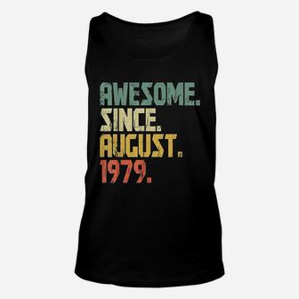 Awesome Since August 1979 42 Years Old Birthday Unisex Tank Top | Crazezy