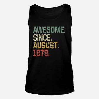 Awesome Since August 1979 Unisex Tank Top | Crazezy AU