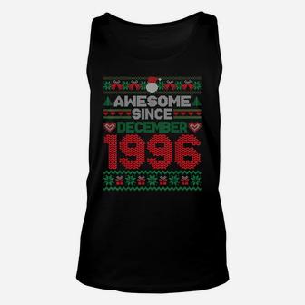 Awesome Since December 1996 25Th Birthday Christmas Unisex Tank Top | Crazezy DE