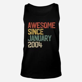 Awesome Since January 2004 Unisex Tank Top | Crazezy