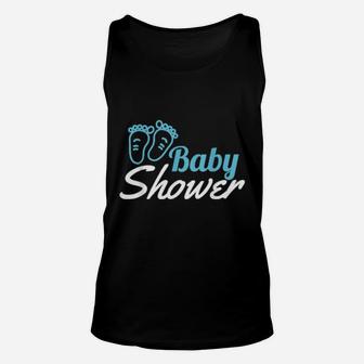 Baby Shower Royal Matching Gender Reveal Pregnancy Party Unisex Tank Top - Monsterry