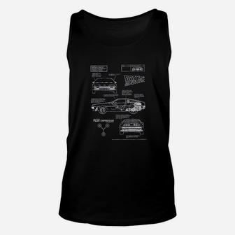Back To The Future Blueprint Unisex Tank Top | Crazezy CA