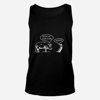 Bacon I Am Your Father Funny Unisex Tank Top | Crazezy CA