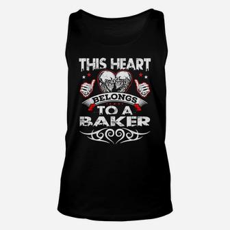Baker Baking Lovers Valentines Day Unisex Tank Top - Monsterry