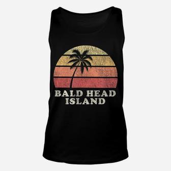 Bald Head Island Nc Vintage 70S Retro Throwback Design Unisex Tank Top | Crazezy DE