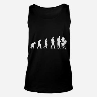 Barbeque Master Evolution Funny Bbq Grilling Evolution Grill Unisex Tank Top | Crazezy