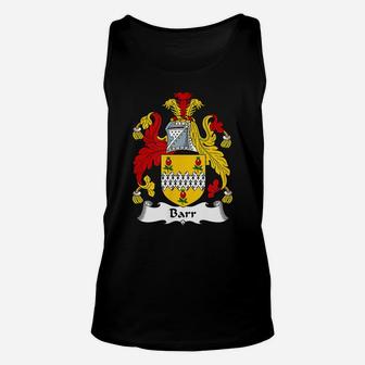 Barr Coat Of Arms - Family Crest Shirt Unisex Tank Top | Crazezy