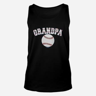 Baseball Grandpa Sports Pride Unisex Tank Top | Crazezy