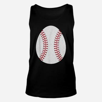 Baseball Happy Easter Egg Hunting Cute Sport Lover Unisex Tank Top | Crazezy