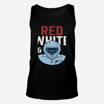Baseball Umpire Red White Blue Usa America Hoodie Unisex Tank Top | Crazezy
