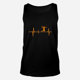 Basketball Heartbeat T-shirts - Basketball Shirts Fun Unisex Tank Top - Thegiftio UK
