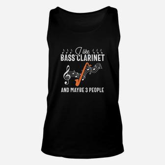Bass Clarinet Player Funny People Music Instrument Gift Unisex Tank Top | Crazezy AU