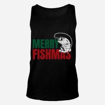 Bass Fish Apparel, Merry Fishmas Unisex Tank Top | Crazezy