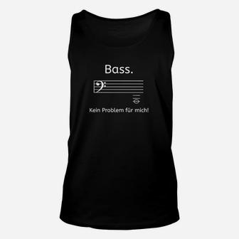 Bass-Schlüssel Musik Unisex TankTop, Problemlos Noten Design - Seseable