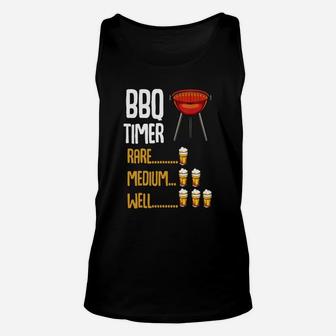 Bbq Timer Barbecue Bbq Grill Party Beer Quotes Shirt Unisex Tank Top - Thegiftio UK