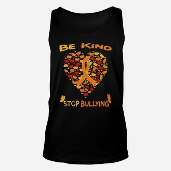 Be Kind Unity Day Stop Bullying Prevention Month October Sweatshirt Unisex Tank Top | Crazezy