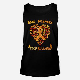 Be Kind Unity Day Stop Bullying Prevention Month October Unisex Tank Top | Crazezy